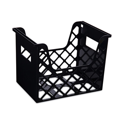 UNV08123 - Universal - Recycled Extra Capacity Desktop File Holder, Letter Size, 8.5&quot; Long, Black