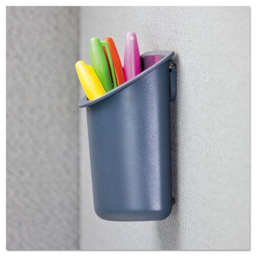 Universal Recycled Plastic Cubicle Single File Pocket, Cubicle