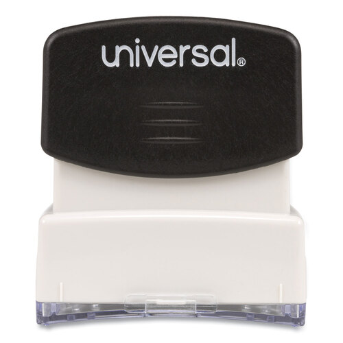 UNV10065 - Universal - Message Stamp, POSTED, Pre-Inked One-Color, Red