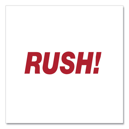 UNV10069 - Universal - Message Stamp, RUSH, Pre-Inked One-Color, Red