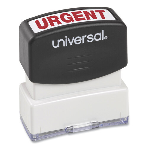 UNV10070 - Universal - Message Stamp, URGENT, Pre-Inked One-Color, Red