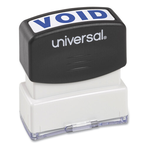 UNV10071 - Universal - Message Stamp, VOID, Pre-Inked One-Color, Blue