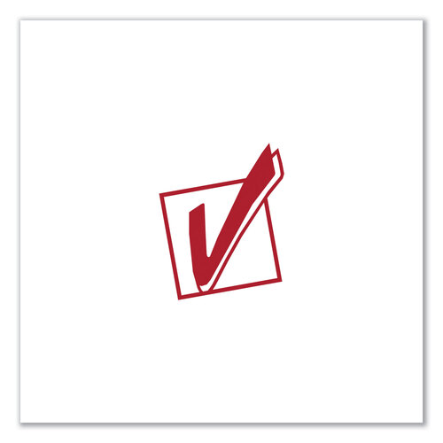 UNV10075 - Universal - Round Message Stamp, CHECK MARK, Pre-Inked/Re-Inkable, Red
