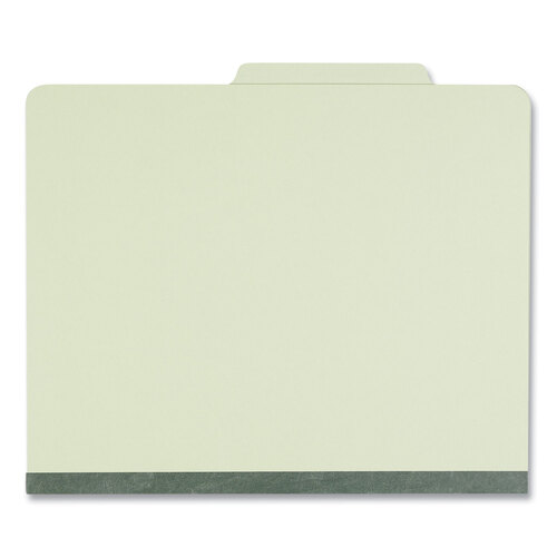 UNV10251 - Universal - Four-Section Pressboard Classification Folders, 2&quot; Expansion, 1 Divider, 4 Fasteners, Letter Size, Green Exterior, 10/Box
