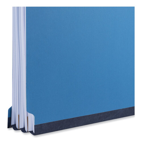 UNV10301 - Universal - Bright Colored Pressboard Classification Folders, 2&quot; Expansion, 2 Dividers, 6 Fasteners, Letter Size, Cobalt Blue, 10/Box