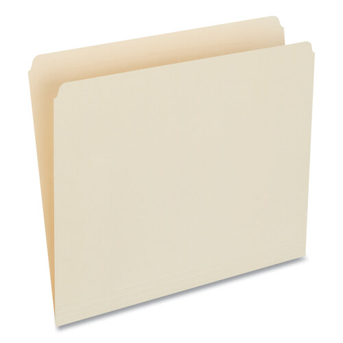 UNV12110 - Universal - Top Tab File Folders, Straight Tabs, Letter Size, 0.75&quot; Expansion, Manila, 100/Box