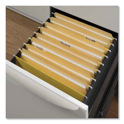 UNV12110 - Universal - Top Tab File Folders, Straight Tabs, Letter Size, 0.75&quot; Expansion, Manila, 100/Box
