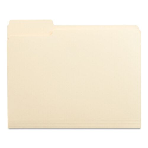 UNV12121 - Universal - Top Tab File Folders, 1/3-Cut Tabs: Left Position, Letter Size, 0.75&quot; Expansion, Manila, 100/Box