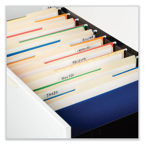 UNV12121 - Universal - Top Tab File Folders, 1/3-Cut Tabs: Left Position, Letter Size, 0.75&quot; Expansion, Manila, 100/Box