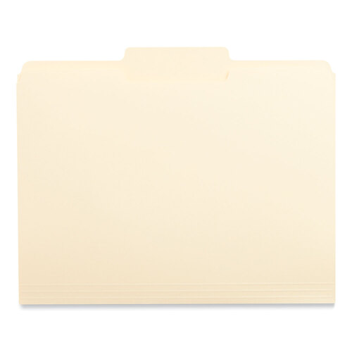 UNV12122 - Universal - Top Tab File Folders, 1/3-Cut Tabs: Center Position, Letter Size, 0.75&quot; Expansion, Manila, 100/Box