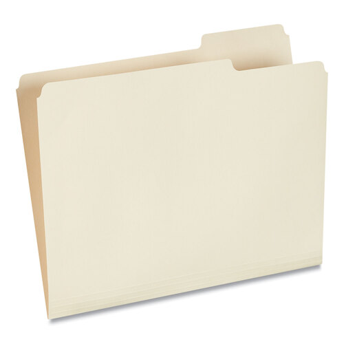 UNV12123 - Universal - Top Tab File Folders, 1/3-Cut Tabs: Right Position, Letter Size, 0.75&quot; Expansion, Manila, 100/Box