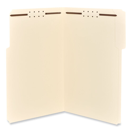 Reinforced End Tab Fastener Folders, 0.75