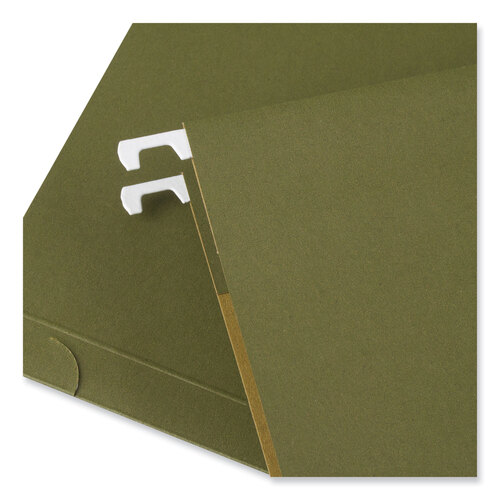 UNV14141 - Universal - Box Bottom Hanging File Folders, 1&quot; Capacity, Letter Size, 1/5-Cut Tabs, Standard Green, 25/Box