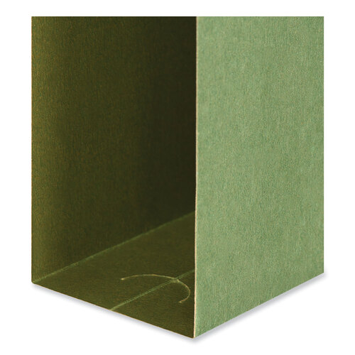 UNV14142 - Universal - Box Bottom Hanging File Folders, 2&quot; Capacity, Letter Size, 1/5-Cut Tabs, Standard Green, 25/Box