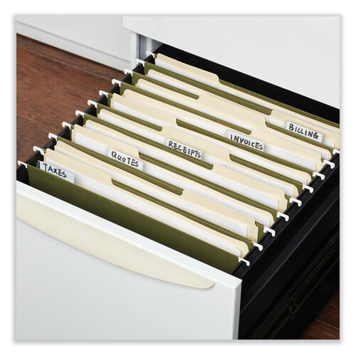 UNV14151 - Universal - Box Bottom Hanging File Folders, 1&quot; Capacity, Legal Size, 1/5-Cut Tabs, Standard Green, 25/Box