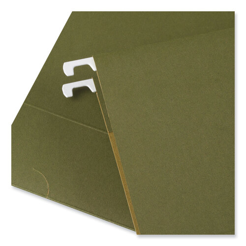 UNV14151 - Universal - Box Bottom Hanging File Folders, 1&quot; Capacity, Legal Size, 1/5-Cut Tabs, Standard Green, 25/Box