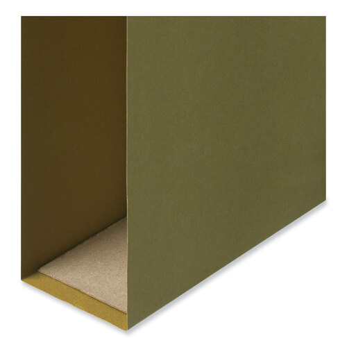 UNV14152 - Universal - Box Bottom Hanging File Folders, 2&quot; Capacity, Legal Size, 1/5-Cut Tabs, Standard Green, 25/Box