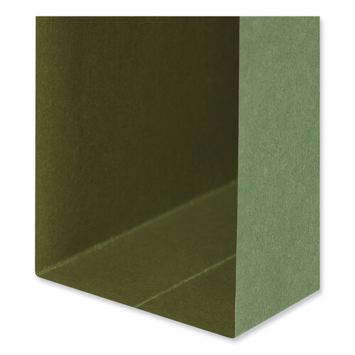 UNV14153 - Universal - Box Bottom Hanging File Folders, 3&quot; Capacity, Legal Size, 1/5-Cut Tabs, Standard Green, 25/Box