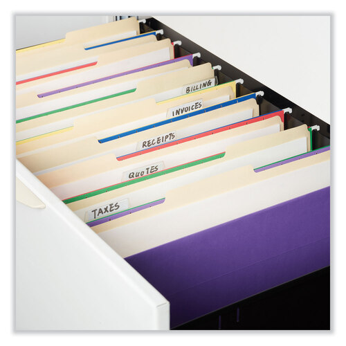 UNV14220 - Universal - Deluxe Bright Color Hanging File Folders, Legal Size, 1/5-Cut Tabs, Violet, 25/Box