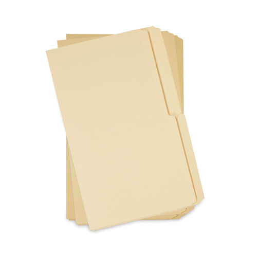 UNV15112 - Universal - Top Tab File Folders, 1/2-Cut Tabs: Assorted, Legal Size, 0.75&quot; Expansion, Manila, 100/Box