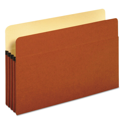 UNV15161 - Universal - Redrope Expanding File Pockets, 3.5&quot; Expansion, Legal Size, Redrope, 25/Box
