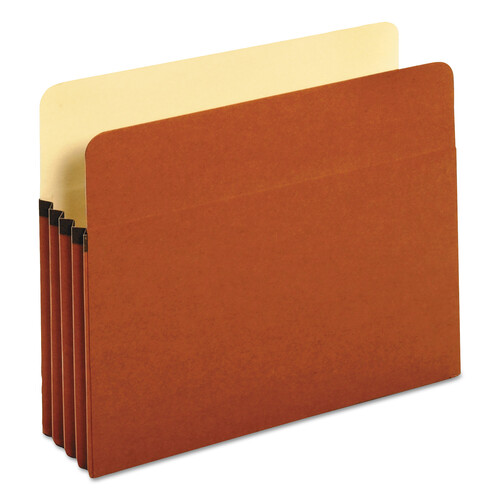 UNV15343 - Universal - Redrope Expanding File Pockets, 3.5&quot; Expansion, Letter Size, Redrope, 25/Box