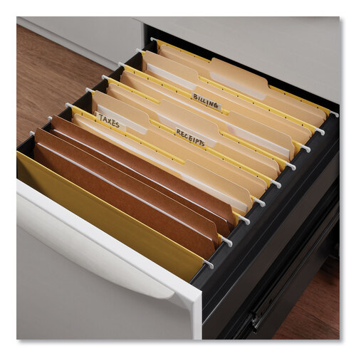 UNV16130 - Universal - Reinforced Kraft Top Tab File Folders, Straight Tabs, Letter Size, 0.75&quot; Expansion, Brown, 100/Box