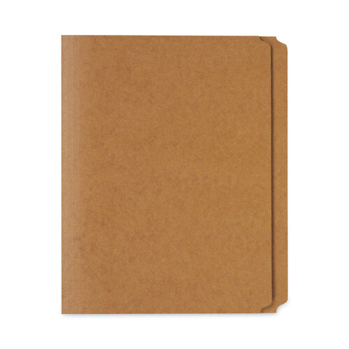 UNV16130 - Universal - Reinforced Kraft Top Tab File Folders, Straight Tabs, Letter Size, 0.75&quot; Expansion, Brown, 100/Box