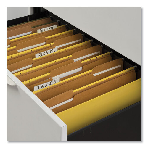 UNV16143 - Universal - Reinforced Kraft Top Tab File Folders, 1/3-Cut Tabs: Assorted, Legal Size, 0.75&quot; Expansion, Brown, 100/Box