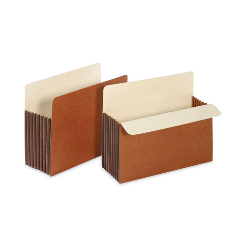 UNV17562 - Universal - Redrope Expanding File Pockets, 7&quot; Expansion, Letter Size, Brown, 5/Box