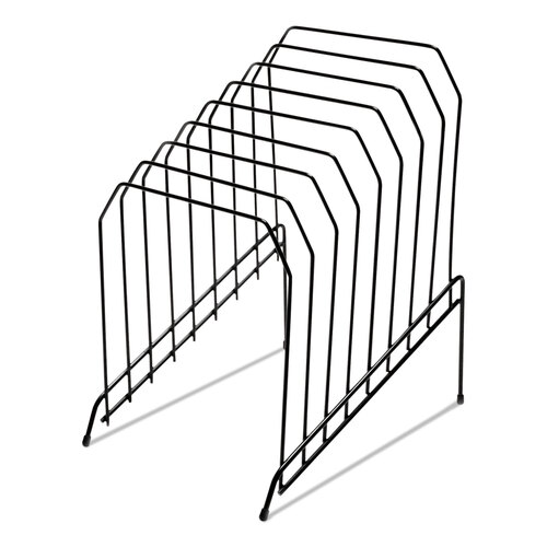 UNV20070 - Universal - Wire Tiered File Sorter, 8 Sections, Letter to Legal Size Files, 8&quot; x 10.5&quot; x 12.5&quot;, Black