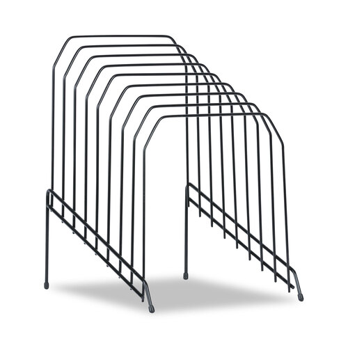 UNV20070 - Universal - Wire Tiered File Sorter, 8 Sections, Letter to Legal Size Files, 8&quot; x 10.5&quot; x 12.5&quot;, Black