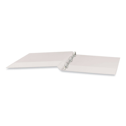 UNV20702 - Universal - Slant D-Ring View Binder, 3 Rings, 0.5&quot; Capacity, 11 x 8.5, White
