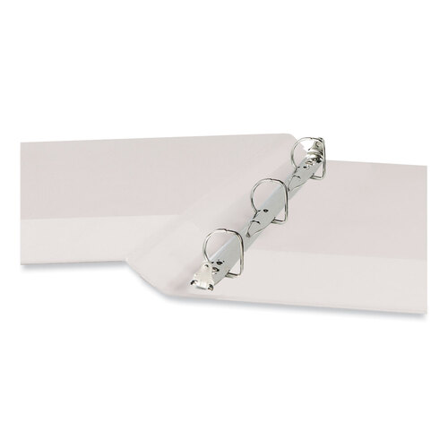 UNV20702 - Universal - Slant D-Ring View Binder, 3 Rings, 0.5&quot; Capacity, 11 x 8.5, White