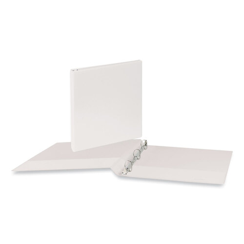 UNV20702 - Universal - Slant D-Ring View Binder, 3 Rings, 0.5&quot; Capacity, 11 x 8.5, White