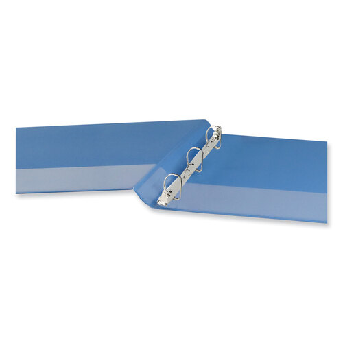 UNV20703 - Universal - Slant D-Ring View Binder, 3 Rings, 0.5&quot; Capacity, 11 x 8.5, Light Blue