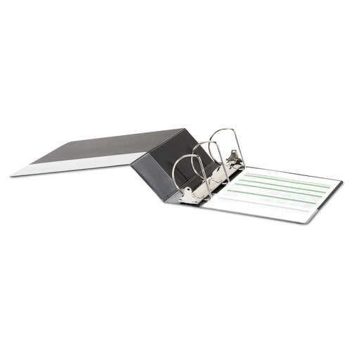 UNV20706 - Universal - Deluxe Non-View D-Ring Binder with Label Holder, 3 Rings, 4&quot; Capacity, 11 x 8.5, Black