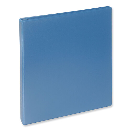 UNV20713 - Universal - Slant D-Ring View Binder, 3 Rings, 1&quot; Capacity, 11 x 8.5, Light Blue