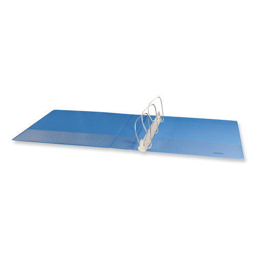 UNV20733 - Universal - Slant D-Ring View Binder, 3 Rings, 2&quot; Capacity, 11 x 8.5, Light Blue