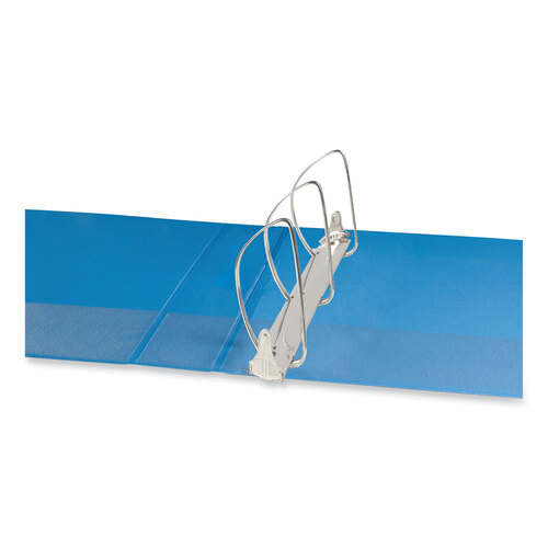 UNV20733 - Universal - Slant D-Ring View Binder, 3 Rings, 2&quot; Capacity, 11 x 8.5, Light Blue