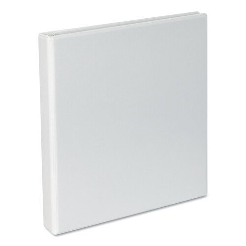 UNV20742 - Universal - Slant D-Ring View Binder, 3 Rings, 1&quot; Capacity, 11 x 8.5, White