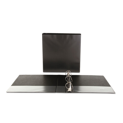 UNV20743 - Universal - Slant D-Ring View Binder, 3 Rings, 1.5&quot; Capacity, 11 x 8.5, Black