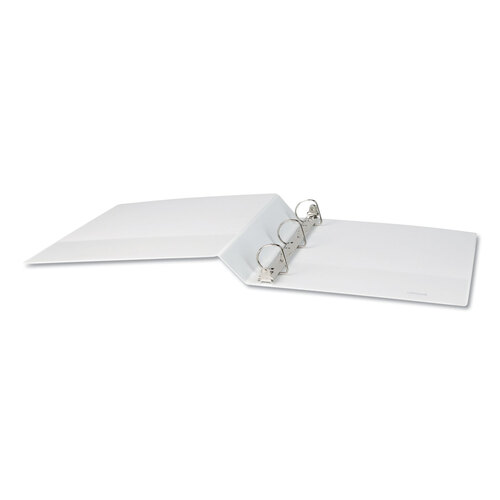 UNV20744 - Universal - Slant D-Ring View Binder, 3 Rings, 1.5&quot; Capacity, 11 x 8.5, White