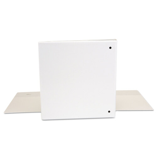 UNV20744 - Universal - Slant D-Ring View Binder, 3 Rings, 1.5&quot; Capacity, 11 x 8.5, White
