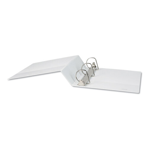 UNV20748 - Universal - Slant D-Ring View Binder, 3 Rings, 3&quot; Capacity, 11 x 8.5, White
