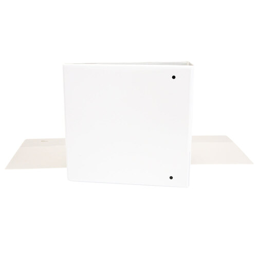 UNV20748 - Universal - Slant D-Ring View Binder, 3 Rings, 3&quot; Capacity, 11 x 8.5, White