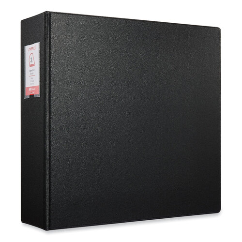 UNV20791 - Universal - Deluxe Non-View D-Ring Binder with Label Holder, 3 Rings, 3&quot; Capacity, 11 x 8.5, Black
