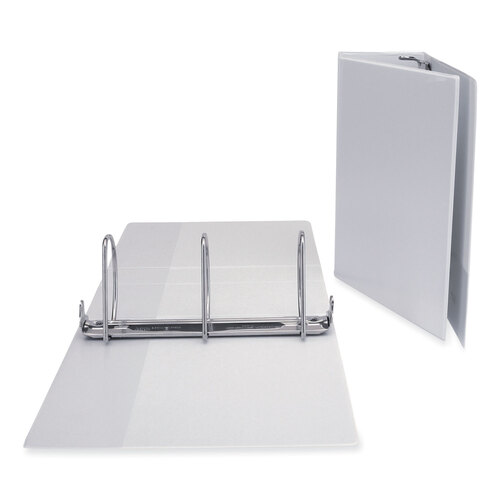 UNV20994 - Universal - Slant D-Ring View Binder, 3 Rings, 4&quot; Capacity, 11 x 8.5, White