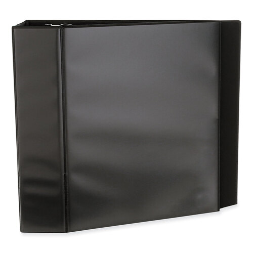 UNV20995 - Universal - Slant D-Ring View Binder, 3 Rings, 4&quot; Capacity, 11 x 8.5, Black