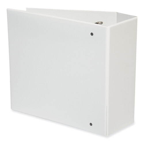 UNV20997 - Universal - Slant D-Ring View Binder, 3 Rings, 5&quot; Capacity, 11 x 8.5, White
